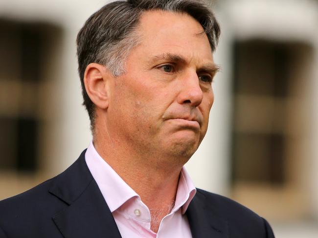 26/05/2019: Labor MP Richard Marles holds a press conference outside the Commonwealth offices in Melbourne.  Stuart McEvoy/The Australian.