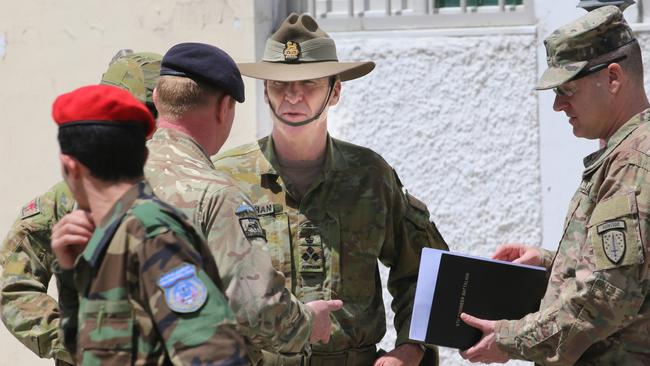 Task Group Afghanistan Kabul. NATO Chief of Combined Joint Operations Brigadier John Shanahan. Picture: Gary Ramage