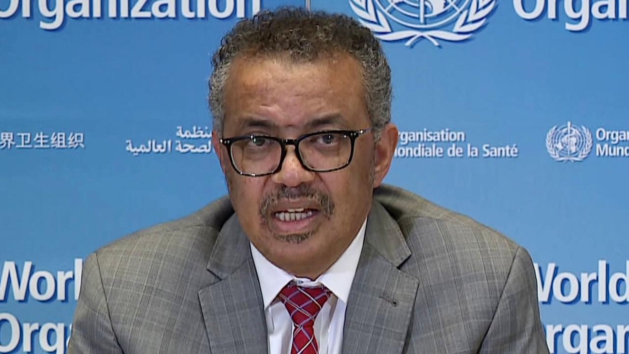 WHO Director-General Dr Tedros Adhanom Ghebreyesus. Picture: AFP