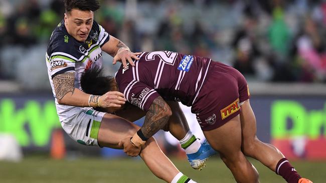 Munster isn’t the only one to cope a Taufua special. Photo: AAP Image/Joel Carrett