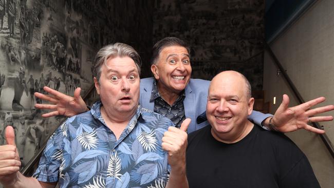 39th annual Northcliffe Surf Life saving club sportsman lunch. Dave O'Neill, Vince Sorrenti and Darren Carr. Picture: Glenn Hampson