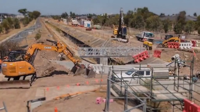 Time lapse construction of Williams Landing park