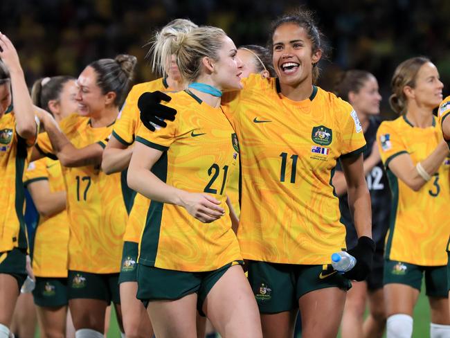 Australia win after a very tense penalty shootout during the FIFA WomenÃs World Cup quarter final between Australia and France at Suncorp Stadium in Brisbane. Pics Adam Head