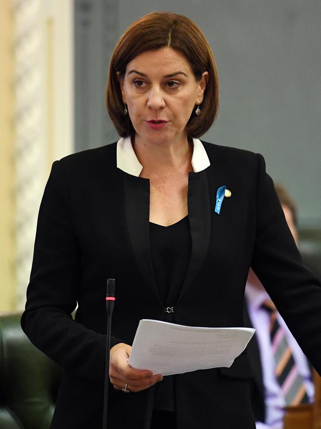 Queensland Opposition Leader Deb Frecklington. Picture: AAP Image/Dan Peled