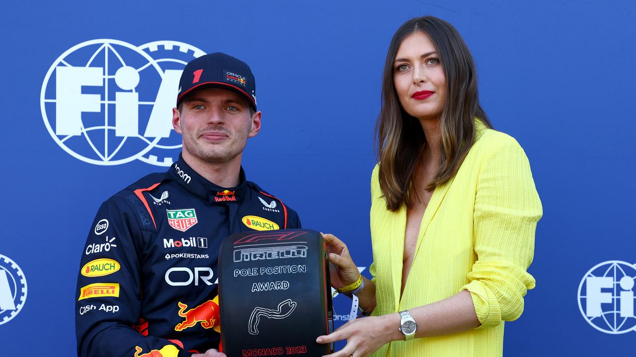F1 Monaco Grand Prix: Maria Sharapova steals show with Max Verstappen ...