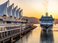Cruise Ship Terminal, Vancouver, BC,. Dawn arrival of cruise ship at the Canada Center.  Norwegian Cruise Line ship Jewel.

credit: iStock

escape
1 august 2021
doc holiday