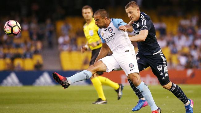 Experienced former Melbourne City defender Manny Muscat has recommitted to Green Gully. Picture: George Salpigtidis