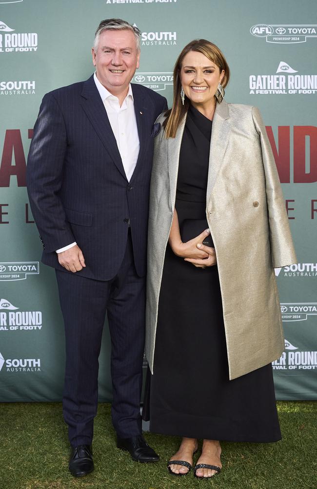 Eddie McGuire and Carla McGuire. Picture: Matt Loxton