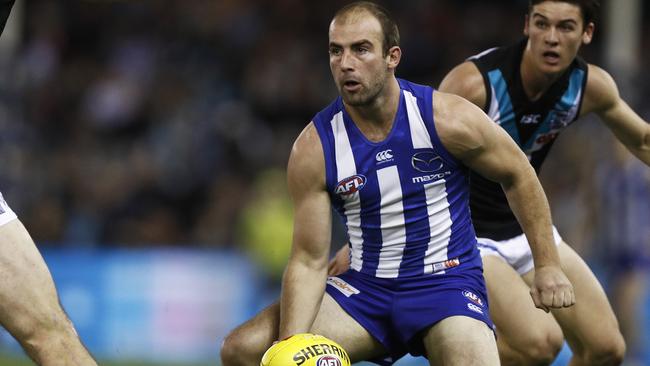 Ben Cunnington was a peerless inside midfielder at his peak but was unlucky to only be selected once in the All-Australian squad and never made the final side. Picture: Daniel Pockett / AAP