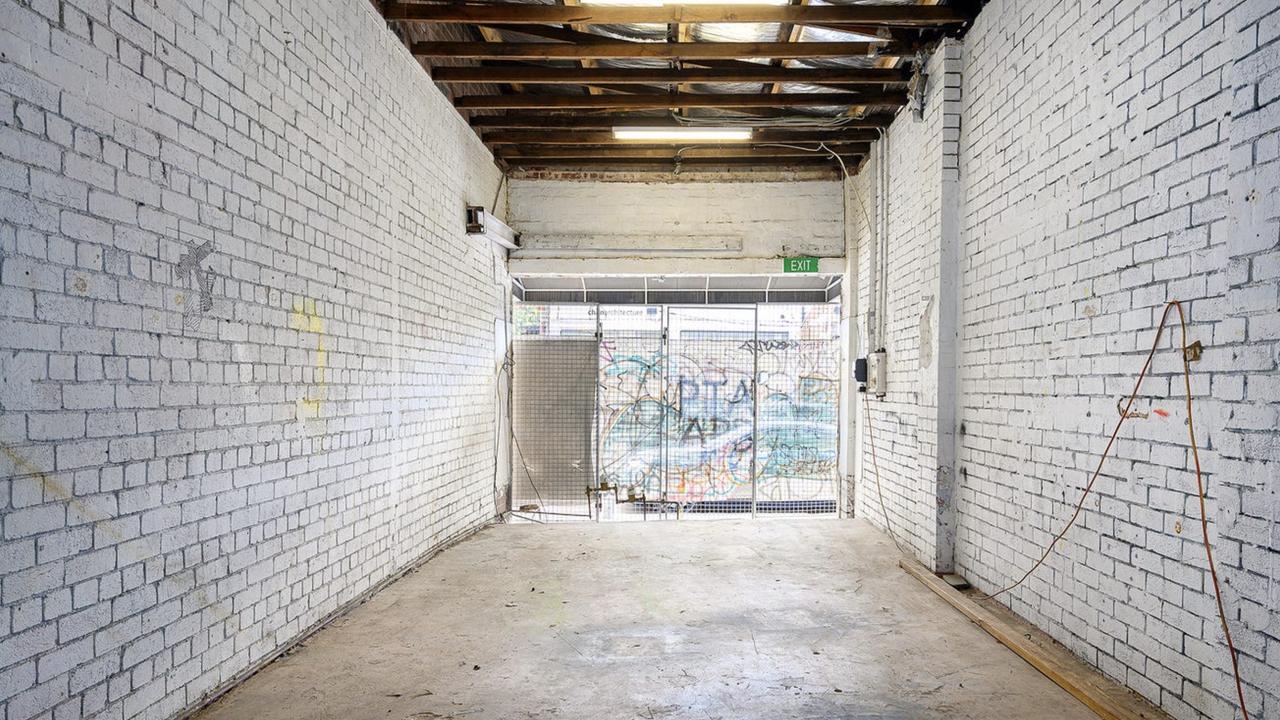 Endless potential: The interior of the “blank canvas” property