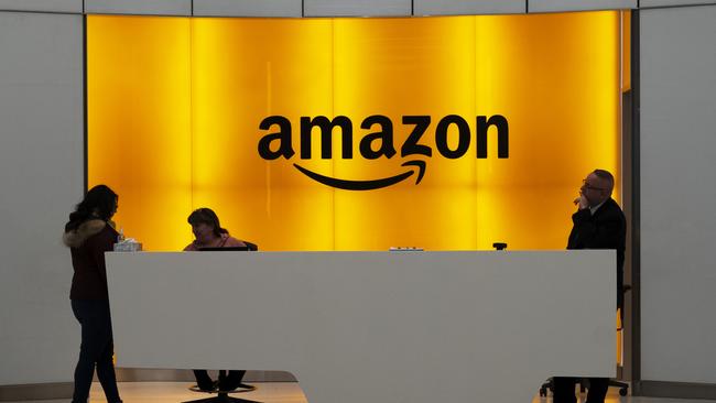 Amazon offices in New York. Picture: AP