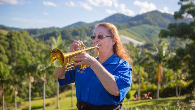 Catherine McIntyre will sound Last Post in the Boambee Valley on Saturday. . Picture: Rachel Vercoe