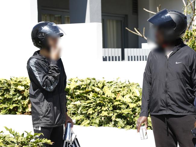 A house in Sydney was the home address of 30 licence holders, who between them had accrued thousands of demerit points. Picture: Richard Dobson