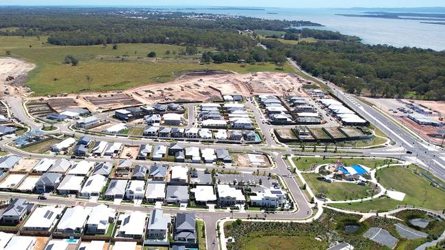 The Shoreline site at Redland Bay, where a new state school opened this year. Picture: Shoreline