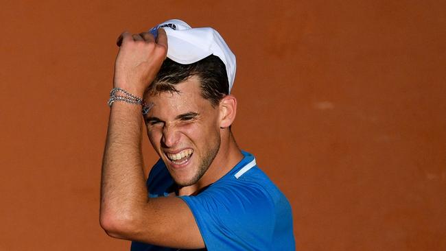 Austria's Dominic Thiem was not impressed with Williams’ demands. Picture: AFP