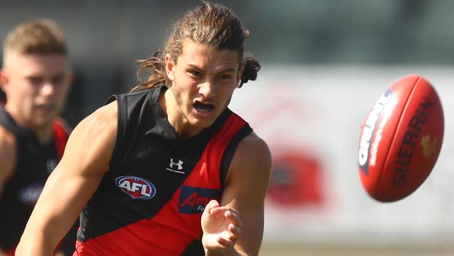 Archie Perkins could be a Round 1 starter for the Bombers. Picture: Getty Images