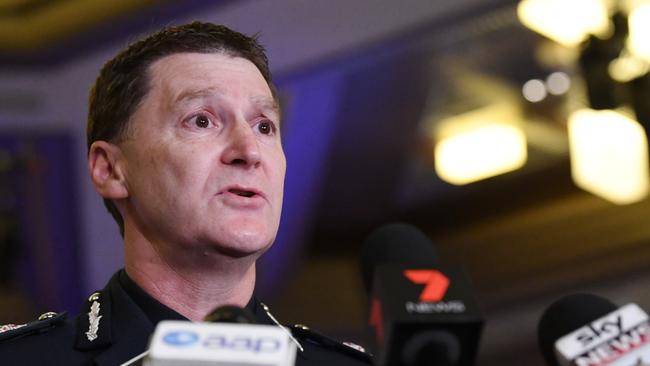 Acting Assistant Commissioner Shane Patton has defended his police officers. Picture: AAP.