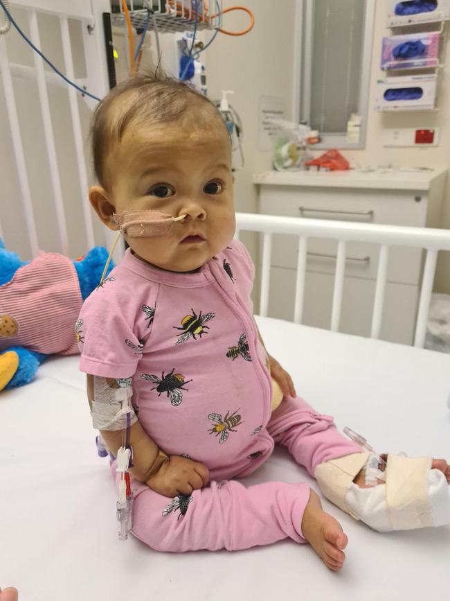 Thea was on the waitlist for a liver transplant for more than a year. Picture: supplied