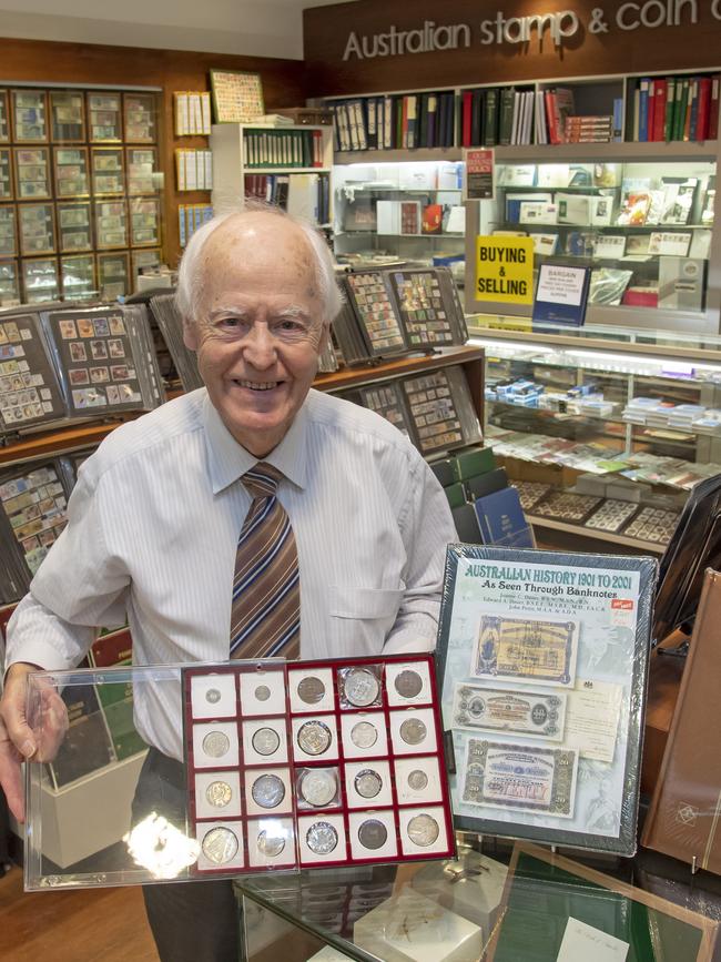 Mr Jenkins is Forest Hill’s longest serving retailer. Picture: Andy Brownbill