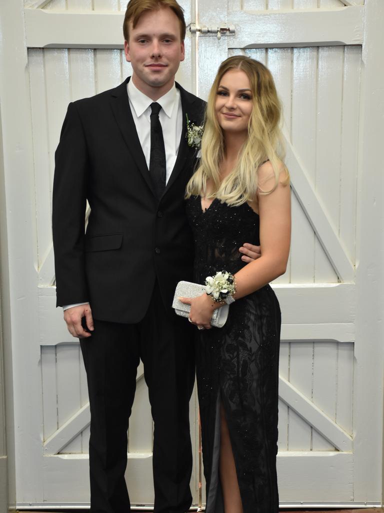 Sally Balderson and Travis Lambert at the Assumption College formal.