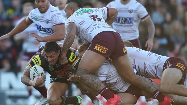 Penrith have the wobbles. Photo by Tony Feder/Getty Images.