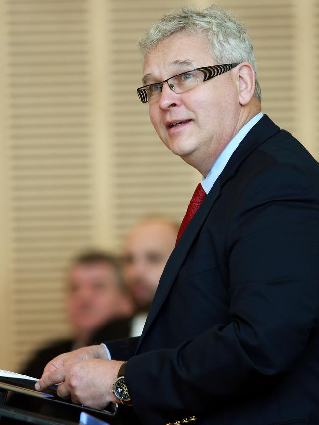 Queensland Law Society president Bill Potts. Picture: Claudia Baxter