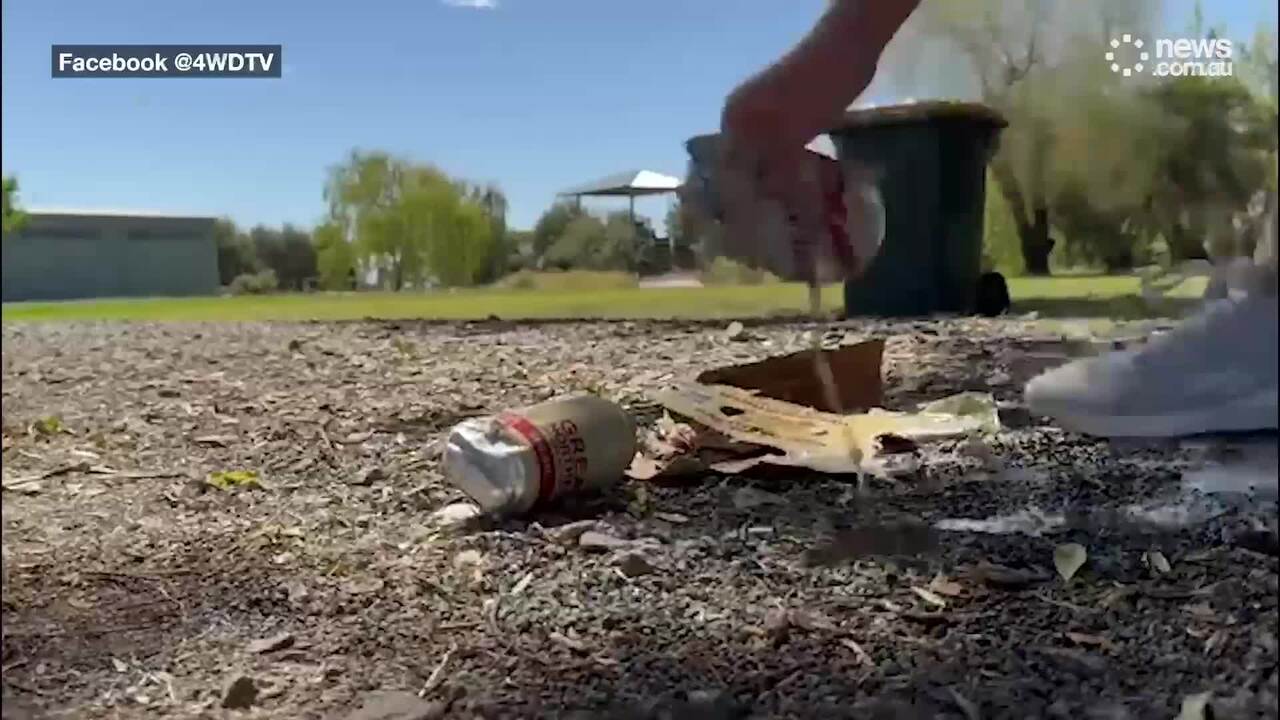 'Woke' Aussie runs over beer in boycott