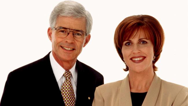 Frank Warrick with his co-presenter Kay McGrath.