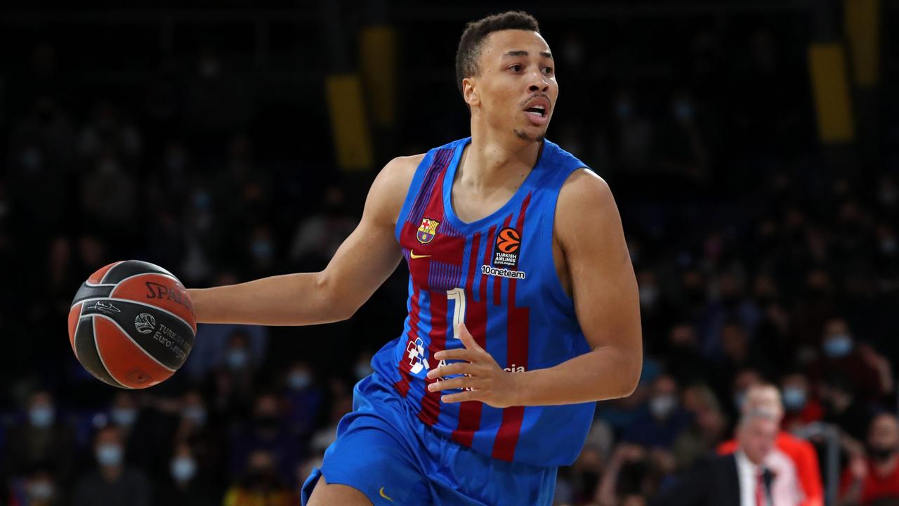 Exum spent time in Europe before his upcoming return to the NBA. (Photo by Joan Valls/Urbanandsport /NurPhoto via Getty Images)