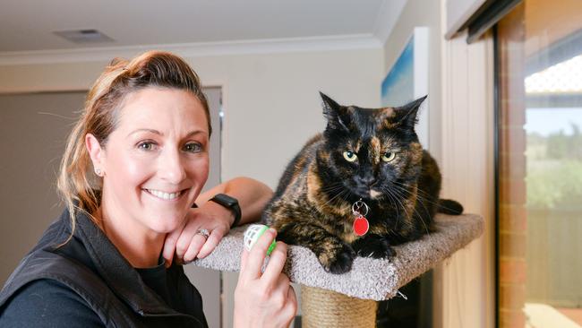 Mt Barker District Council has hired Cat Management Officer Michelle Loveday to assist with educating residents and managing cat-related problems in the region. Picture: Brenton Edwards