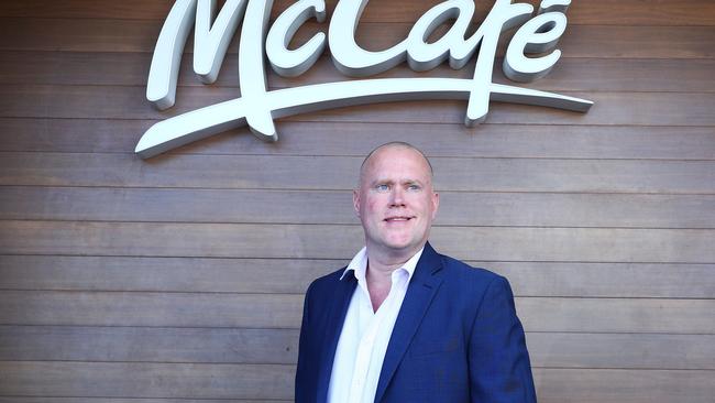 McDonald’s chief executive Andrew Gregory is himself a Macca’s veteran, with 25 years at the company, starting out on the floor.