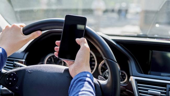 Texting while driving Source: iStock