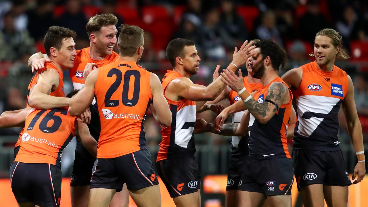 The Giants thumped Collingwood at GIANTS Stadium.