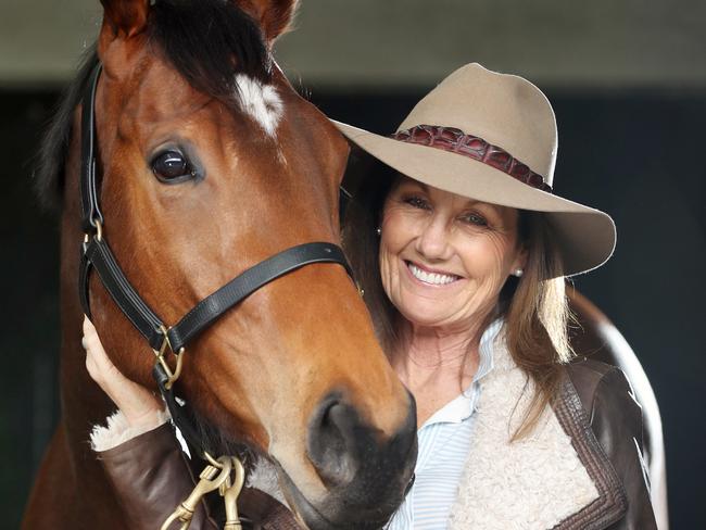 HOLD FOR THE HERALD SUN PIC DESK----Victorian Racing Committee Chairman Amanda Elliott with For Herald Sun Weekend.  Picture: Alex Coppel.