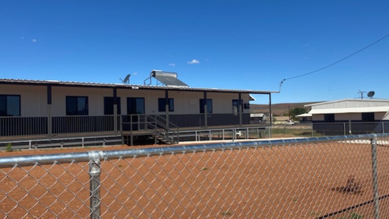 Some of the new homes in Ntaria.