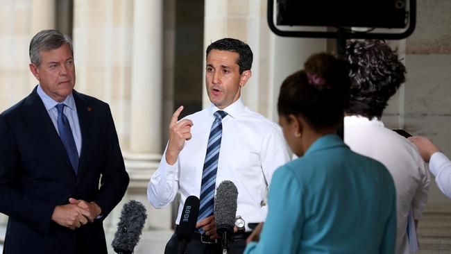 Liberal National Party Leader David Crisafulli. Picture: David Clark