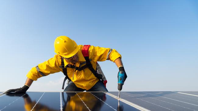 Continued investment in alternative energy sources is a key part of the budget’s environmental strategy. Picture: Getty Images