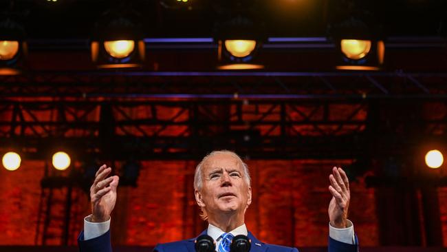 US President-elect Joe Biden is expected to bring more stability to US-China relations. Picture: AFP