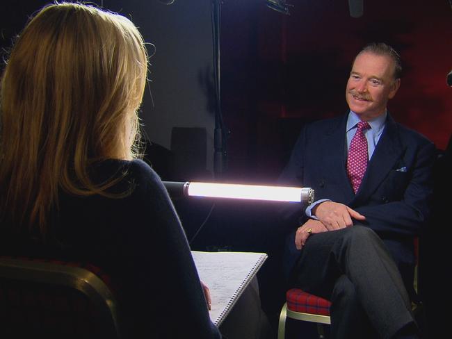 Sunday Night interviewed Mr Hewitt at his farm in Devon, southwest England. Picture: Channel Seven.