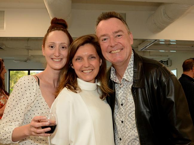 Anna Krispel, Mabel Frautschi and Trevor Jackson at opening of Aust Pacific College creative hub, Surfers Paradise. Picture: Regina King (copyright restrictions apply 07 55322193). "FEES APPLY, ONE TIME USE, NO ON-SELL OR ON-PASS". Pic for The Inside Word Peter and Regina Column GC Bulletin ONE TIME USE ONLY. Please call for permission to use.