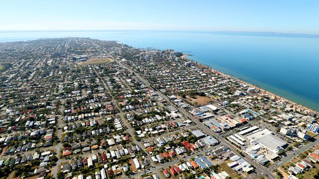 An aerial view of Redcliffe. Picture: Richard Walker