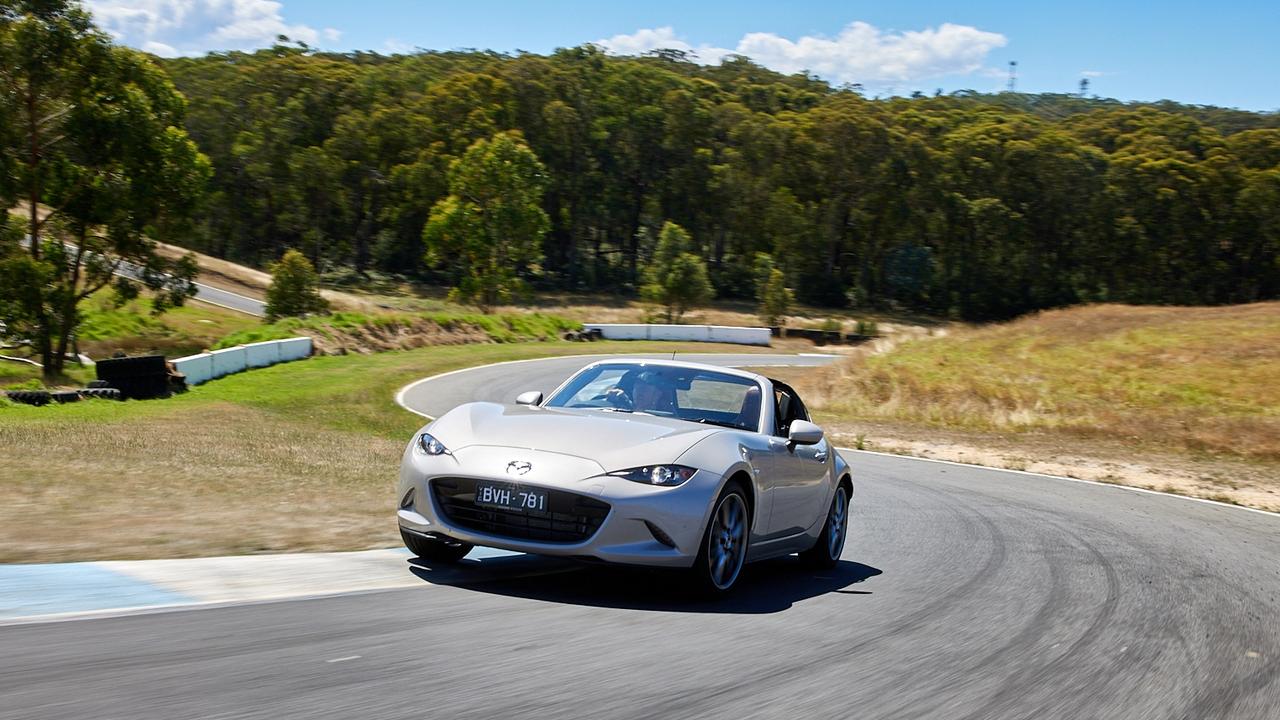 Mazda MX-5s are a common sight on track days.