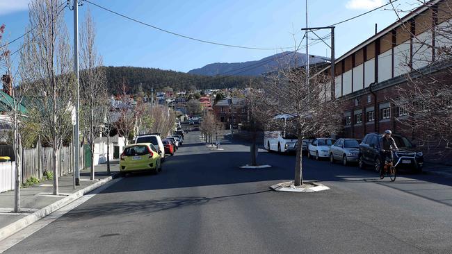 How Ryde St is supposed to look – without cars parked in the middle of the road. Picture: LUKE BOWDEN