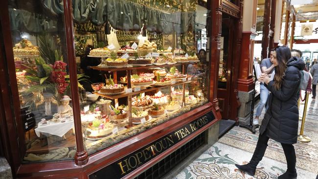 The historic Hopetoun Tea Rooms are at the centre of a bitter business dispute. Picture: Alex Coppel