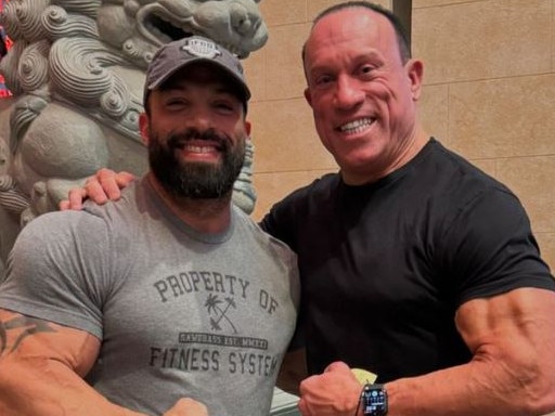 Fellow bodybuilder Dave Palumbo (right) broke the sad news Photo: Instagram