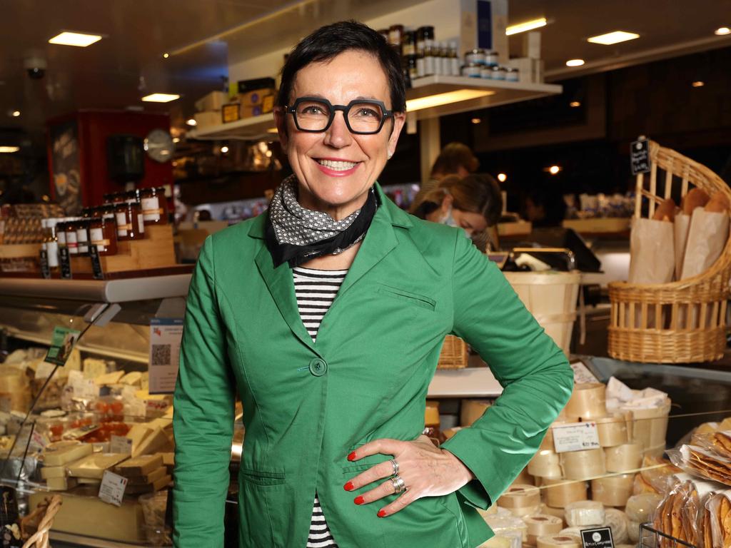 Smelly Cheese Co owner Valerie Henbest at the Adelaide Central Market. Picture: Emma Brasier