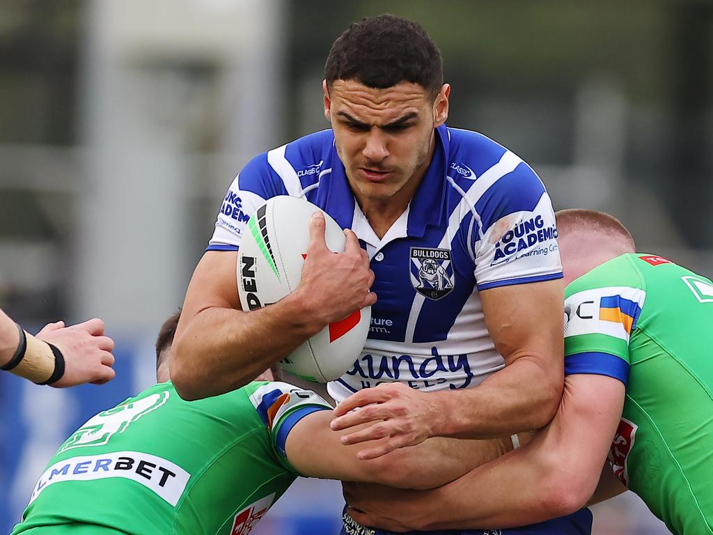 Jacob Kiraz was on the verge of a Kangaroos debut before injury struck. Picture: Getty Images