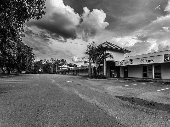 The Humpty Doo shops looked bare on Christmas Day. PHOTO: Thijs Bors