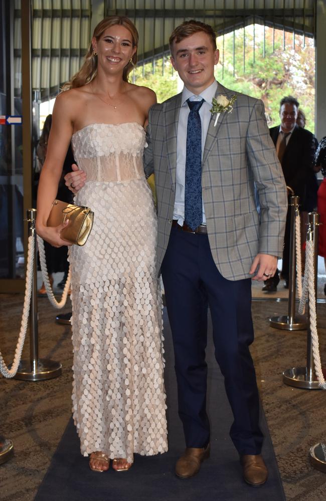 Eva A and Rory Smith at the Sunshine Coast Grammar School formal 2023. Photo: Jorina Maureschat