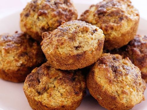 Apple and bran muffins.